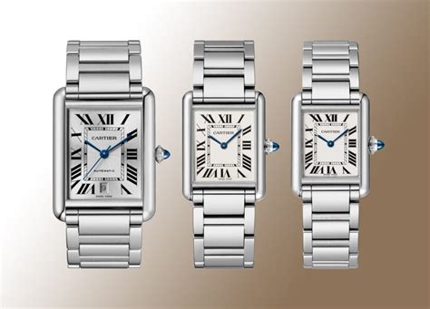 cartier tank must large dimensions.